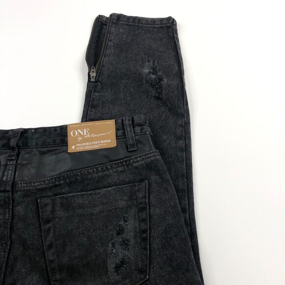 One Teaspoon Trashed Free Birds 28 (Fit 33W 26.5L) Mid Rise Distressed Jean - Picture 2 of 11